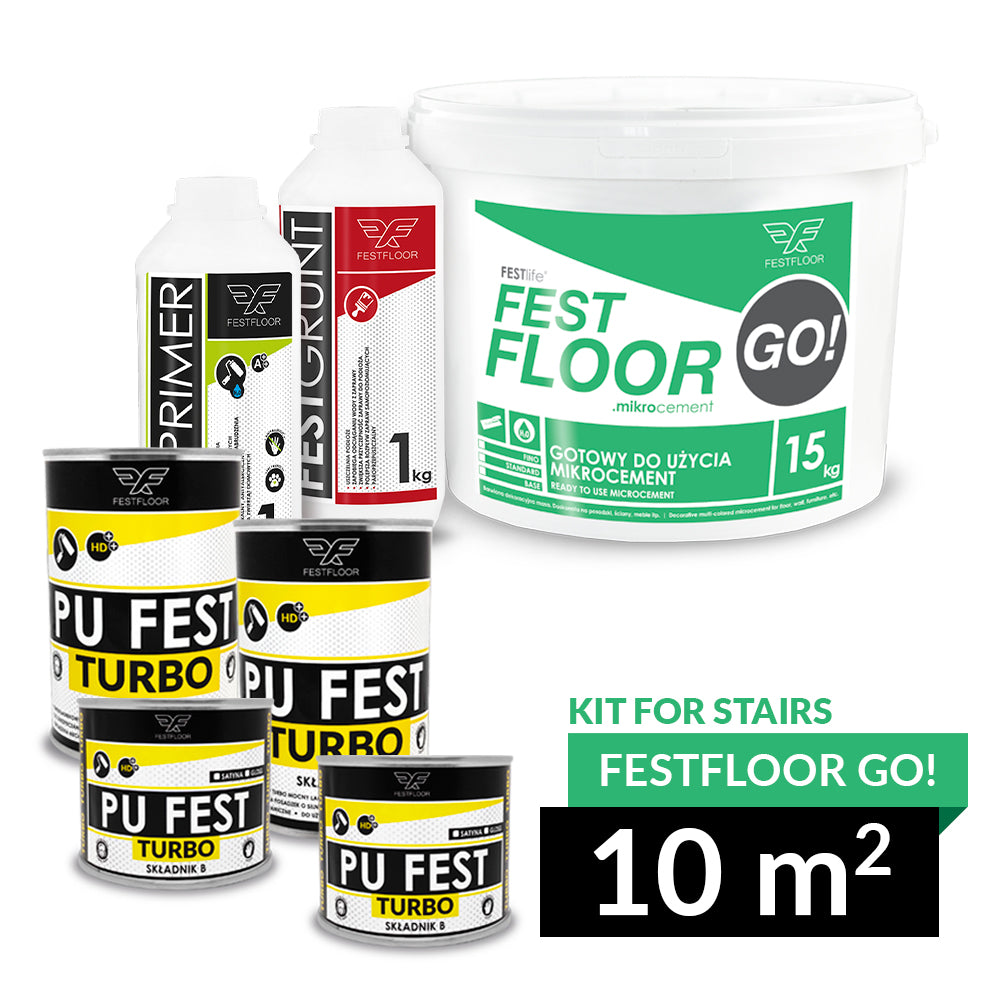 Kit for stairs FESTFLOOR GO! - 10 m2