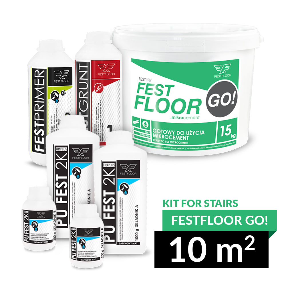 Kit for stairs FESTFLOOR GO! - 10 m2