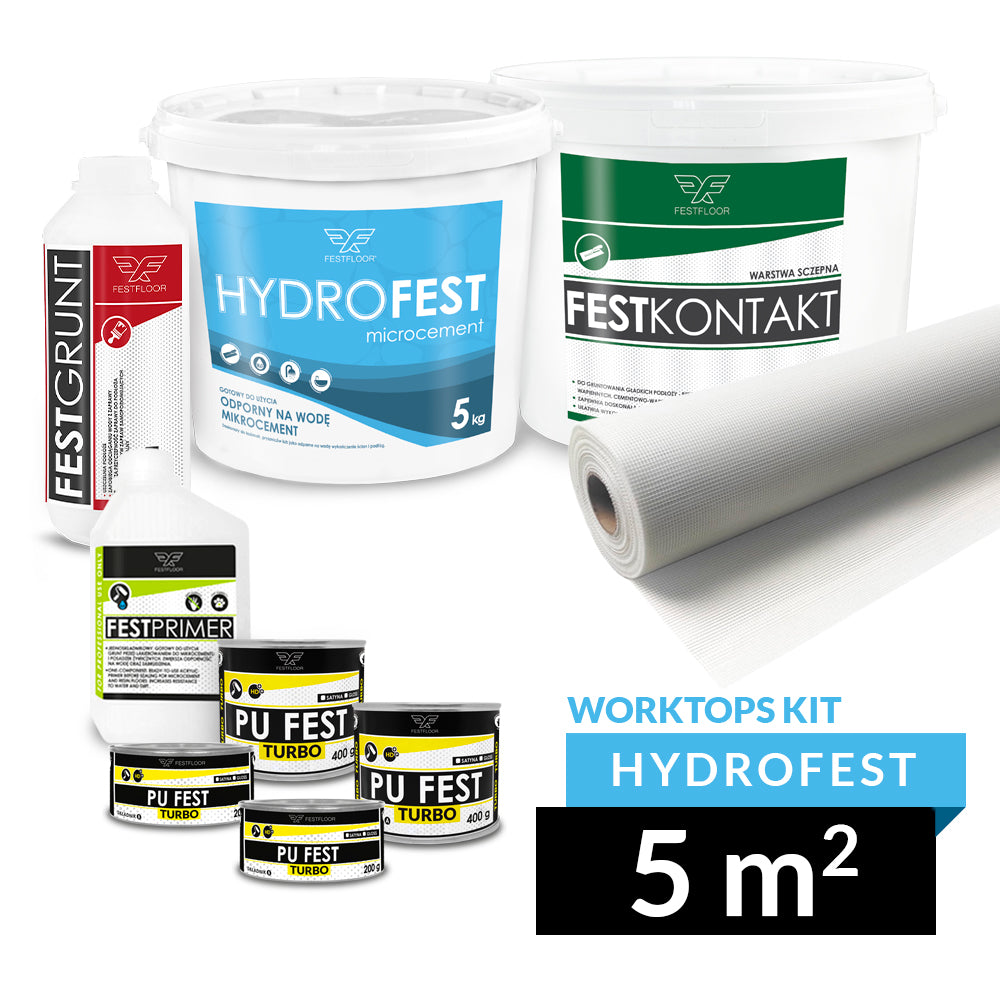 Kit HYDROFEST for worktops 5m2