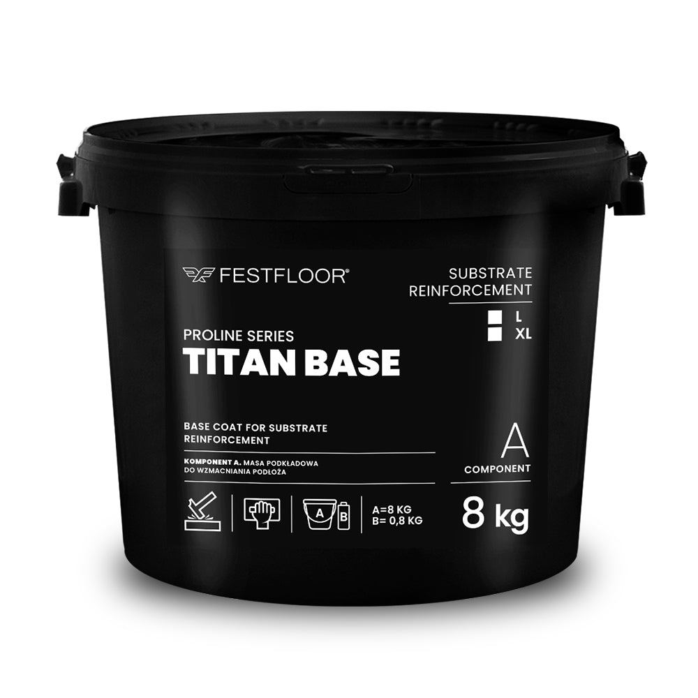 TITAN BASE 8 KG + 0,8 KG base layer for microcement Titan