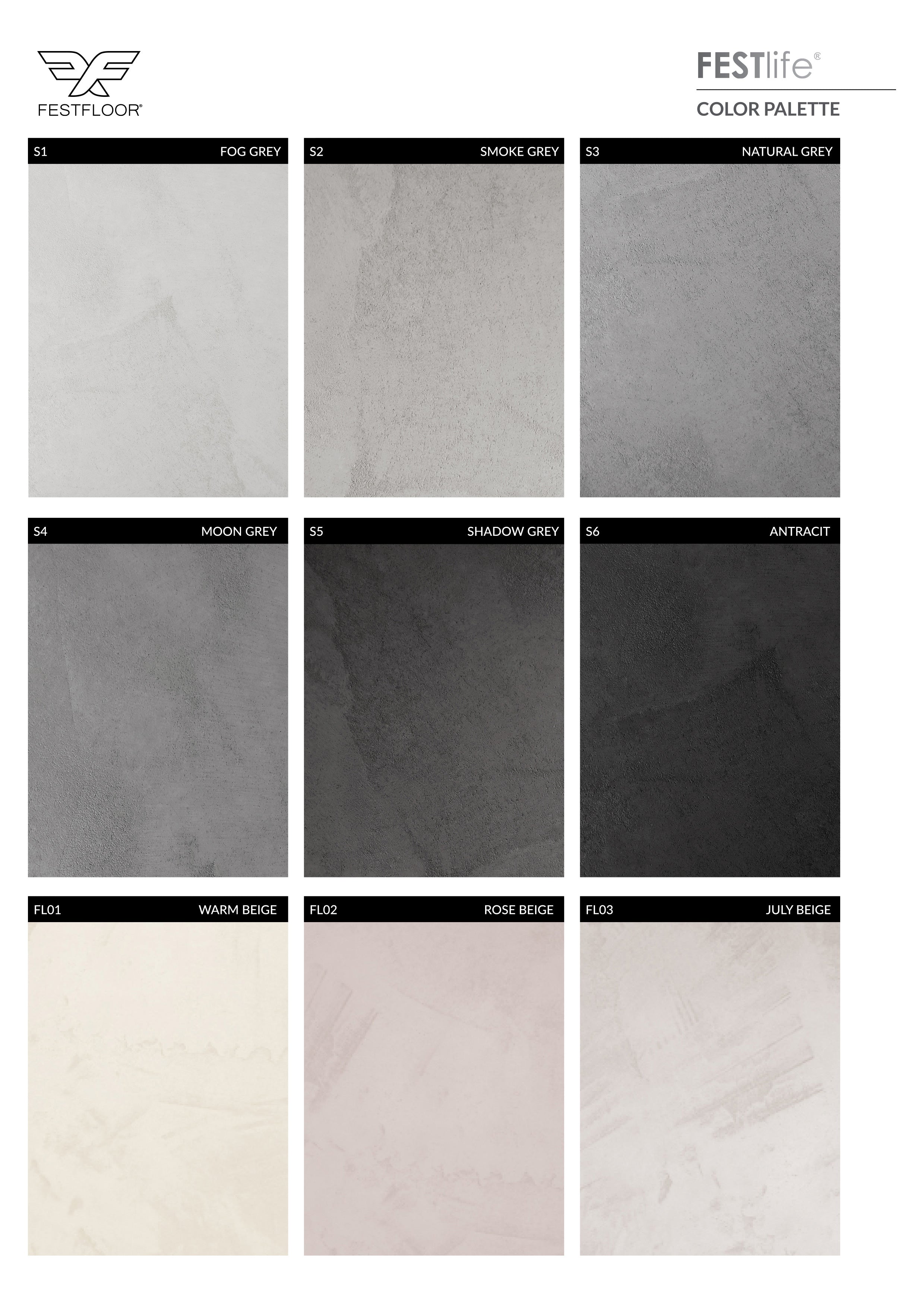 Kit FESTFLOOR LIFE BASIC microcement - 10 m²