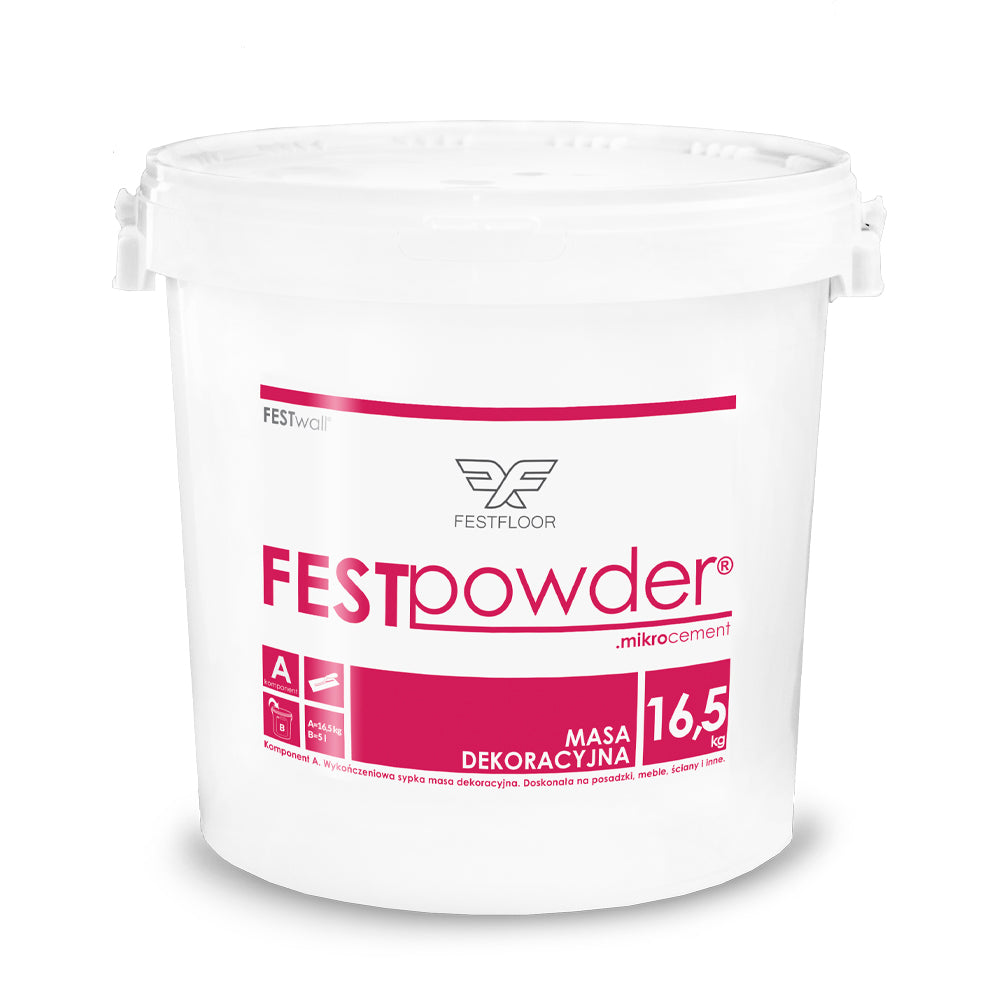 Set 21.5 kg of microcement FESTWALL